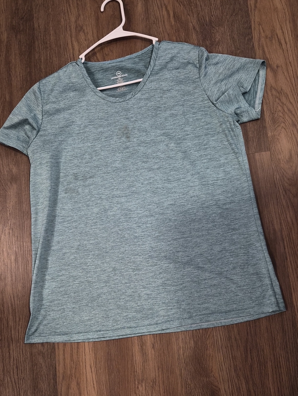 Essentials Heather Teal Short Sleeve Women's Tee